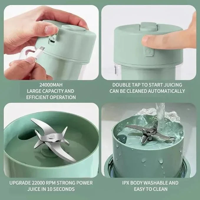 Rechargeable Straw Mini Portable Juicer Blender