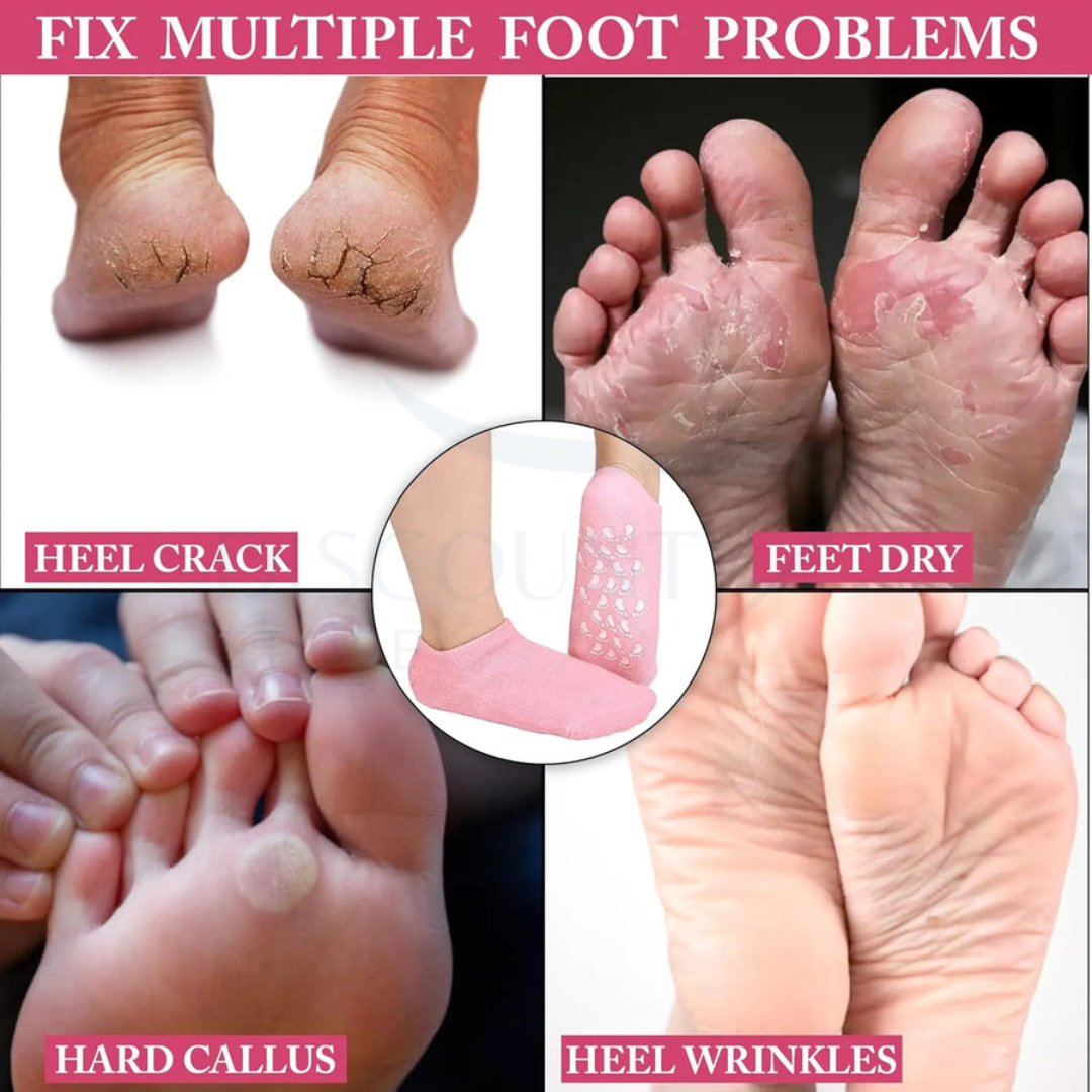 Moisturising Spa Gel Pedicure Socks