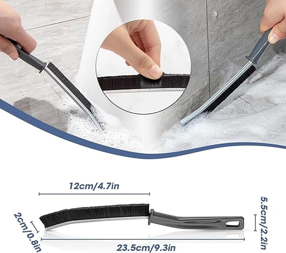 Window Brush for Home Window Gap - (BLACK)