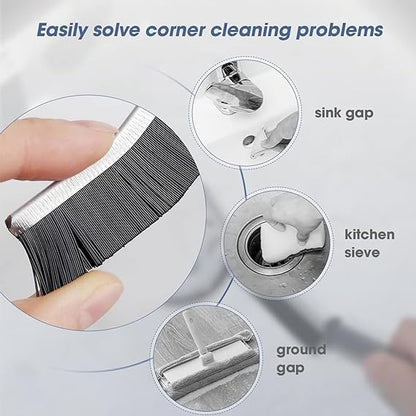 Window Brush for Home Window Gap - (BLACK)