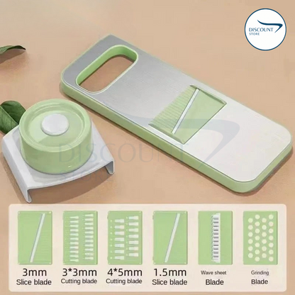 5 in 1 Stainless Steel Vegetable Cutter