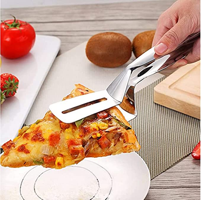 Multifunctional Food Flipping Spatula Tongs Clip