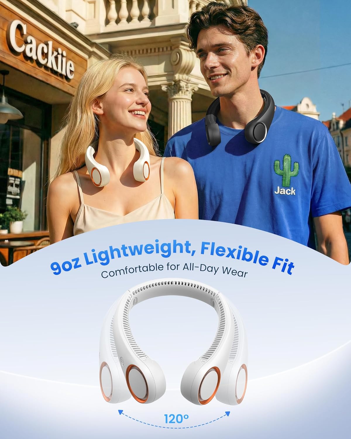 Rechargeable Hanging Neck Fan – Imported