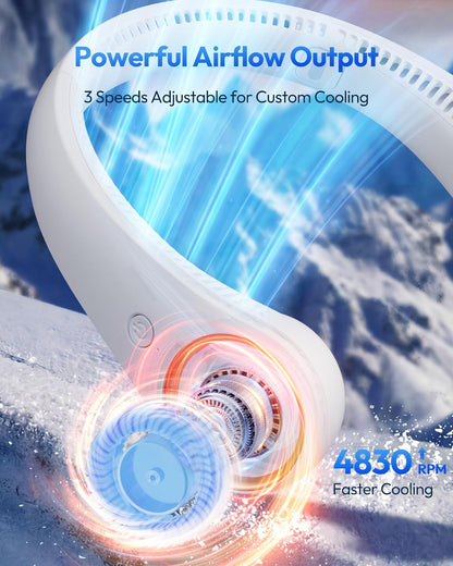 Rechargeable Hanging Neck Fan – Imported