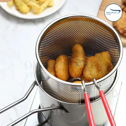 Stainless Steel Deep Frying Pot - (IMPORTED)