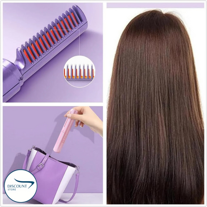 Wireless 2 in 1 Professional Hair Straightener Comb - (FREE Delivery)