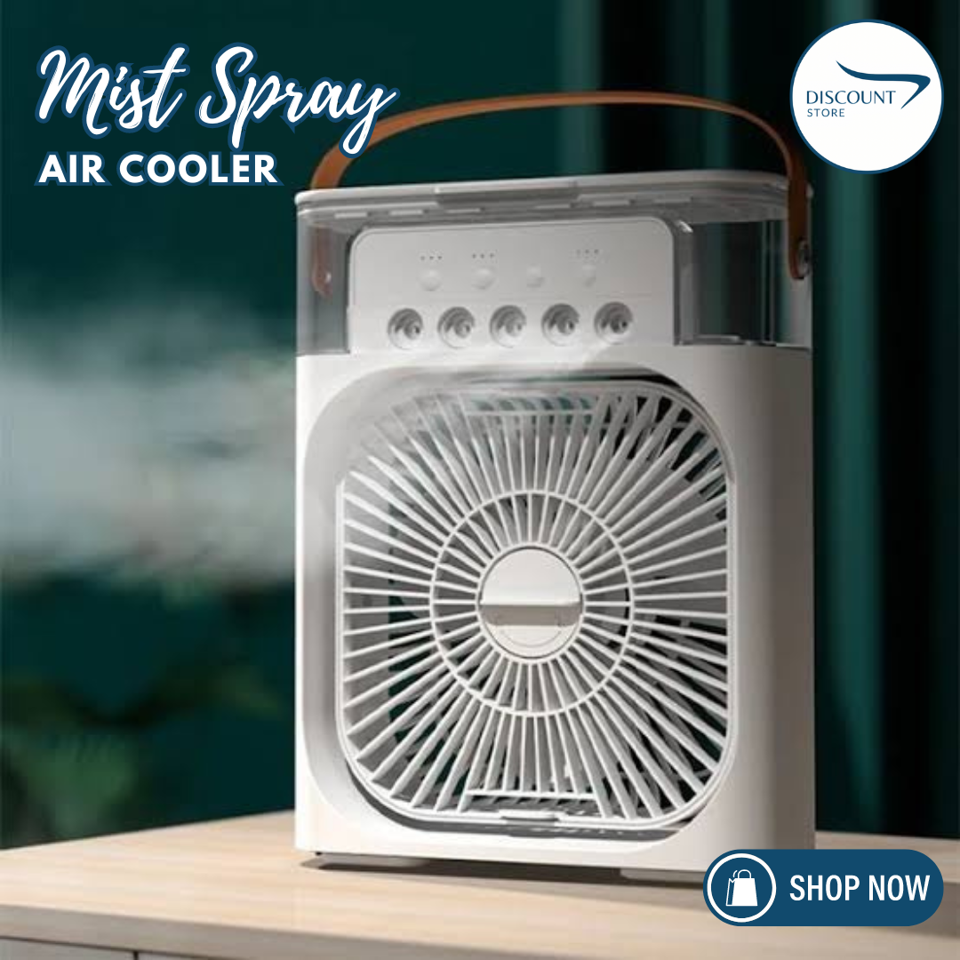 3 in 1 Portable Mist Spray Air Cooler & Conditioner