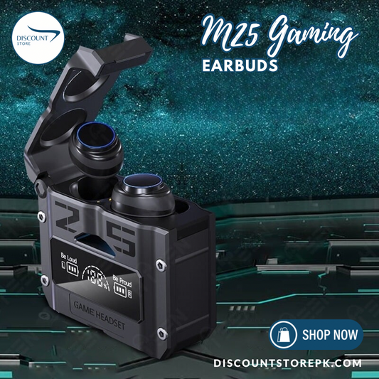 M25 TWS Digital Display Earbuds - (IMPORTED)