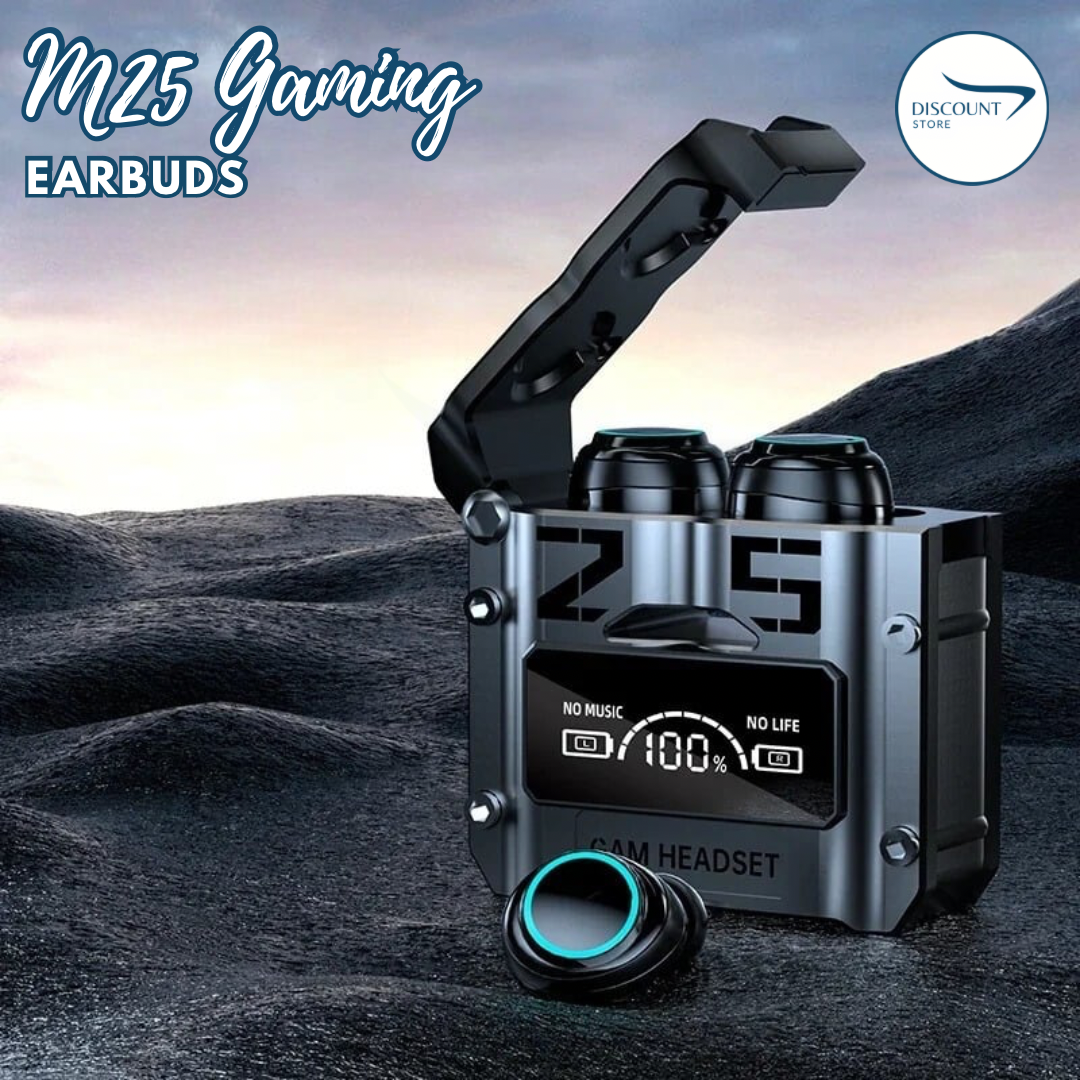 M25 TWS Digital Display Earbuds - (IMPORTED)