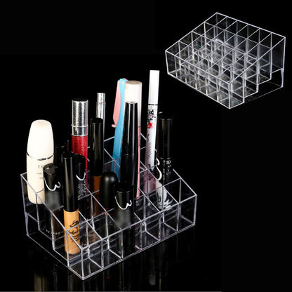 24 Grid Acrylic Lipstick/Cosmetic Organiser - (HIGH Quality)