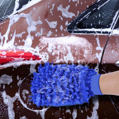 Microfiber Chenille Double Sided Cleaning Glove