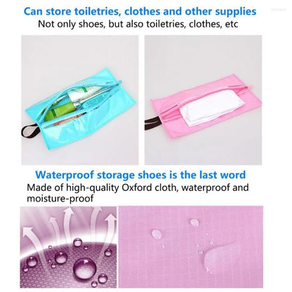 Storage Bags Shoe Pouch With Hanging Hole